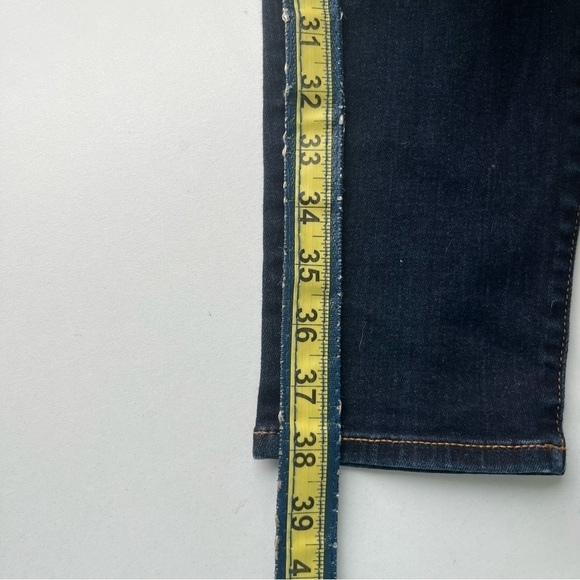 J. Crew Skinny Stretch 9” inseam High Waist Denim Darn Blue Jeans 27/30 - Picture 12 of 12